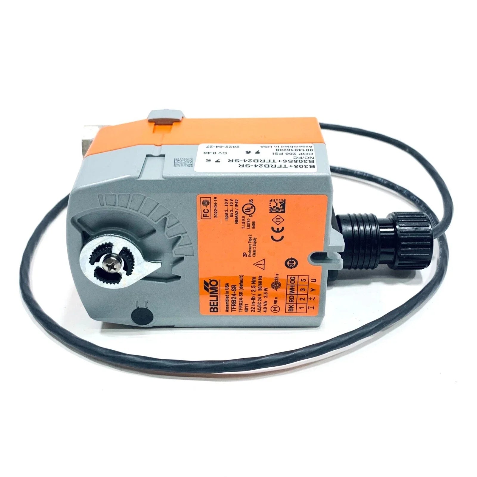 TFRB24-SR | Belimo Spring Return Valve Actuator Modulating 24 V AC DC