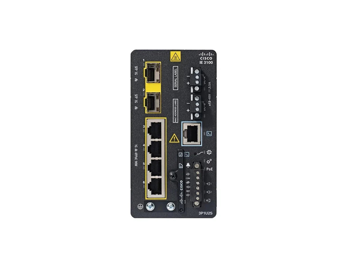 Cisco IE-3100-8T4S-E Catalyst IE3100 Rugged Managed Industrial Ethernet Switch with 8 RJ45 and 4 SFP Ports