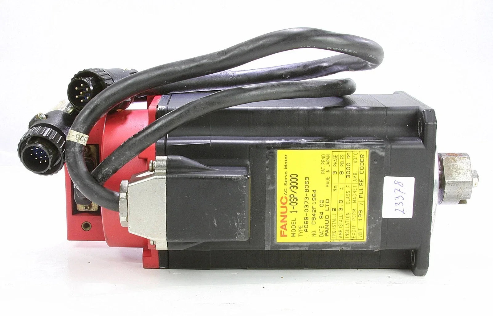 A06B-0373-B069 | FANUC 0.4kW AC Servo Motor 3000RPM TPR