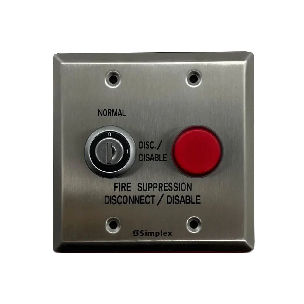 2080-9059 | Simplex Maintenance Switch with Lamp (Flush Mount, Stainless Steel)