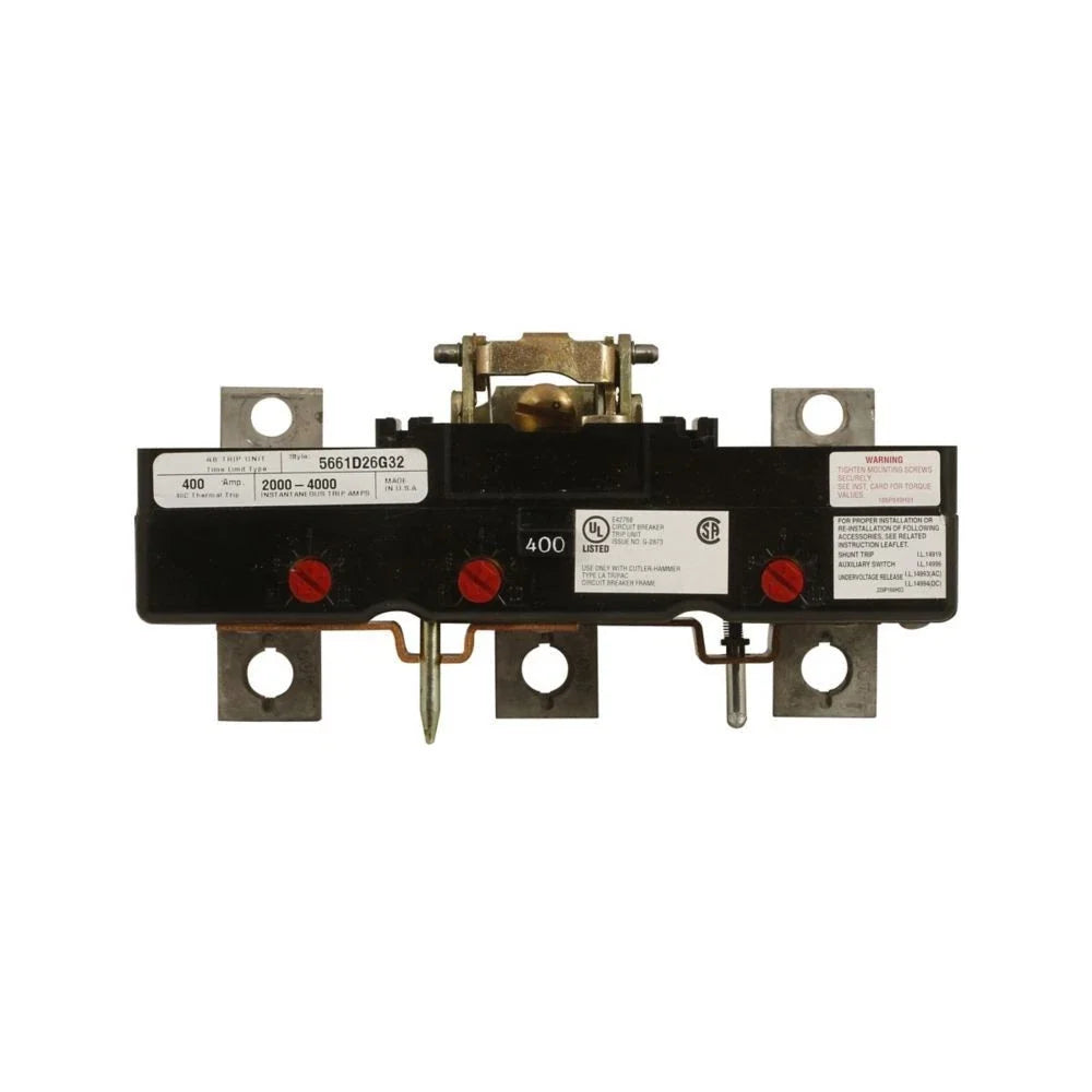 Eaton Cutler-Hammer LA3300PT 300A 3-Pole Thermal Magnetic Trip Unit for LA Breakers