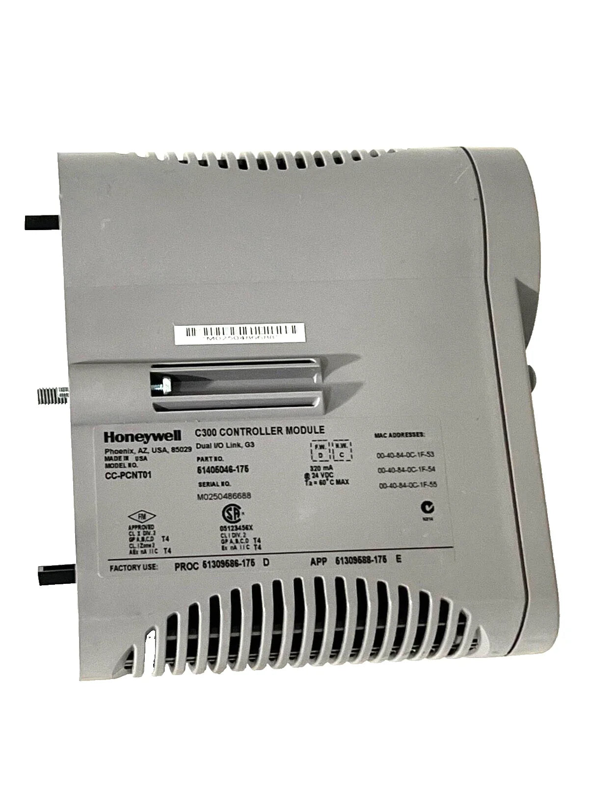 CC-PCNT01-RP | Honeywell EtherCAT Coupler Module for C300 Controller