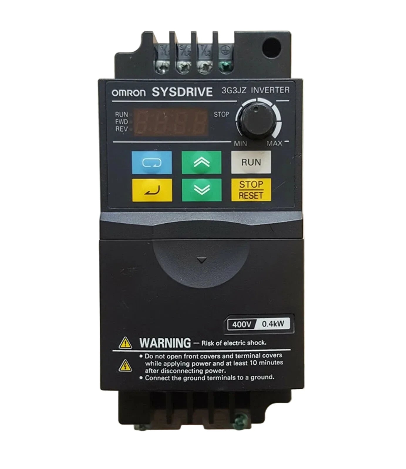 3G3JZ-A4004 | Omron 0.4kW 3-Phase Inverter Drive 380–480VAC