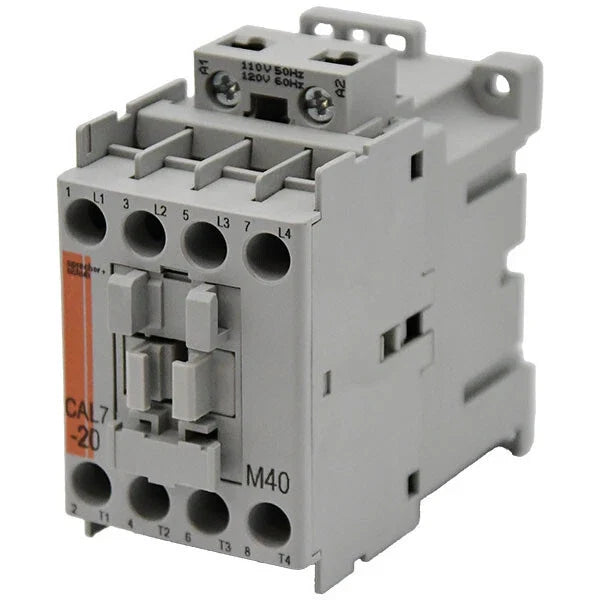 Sprecher + Schuh CAL7-20-M40-120 Lighting Contactor 20A 120VAC Electrically Held DIN Rail Control