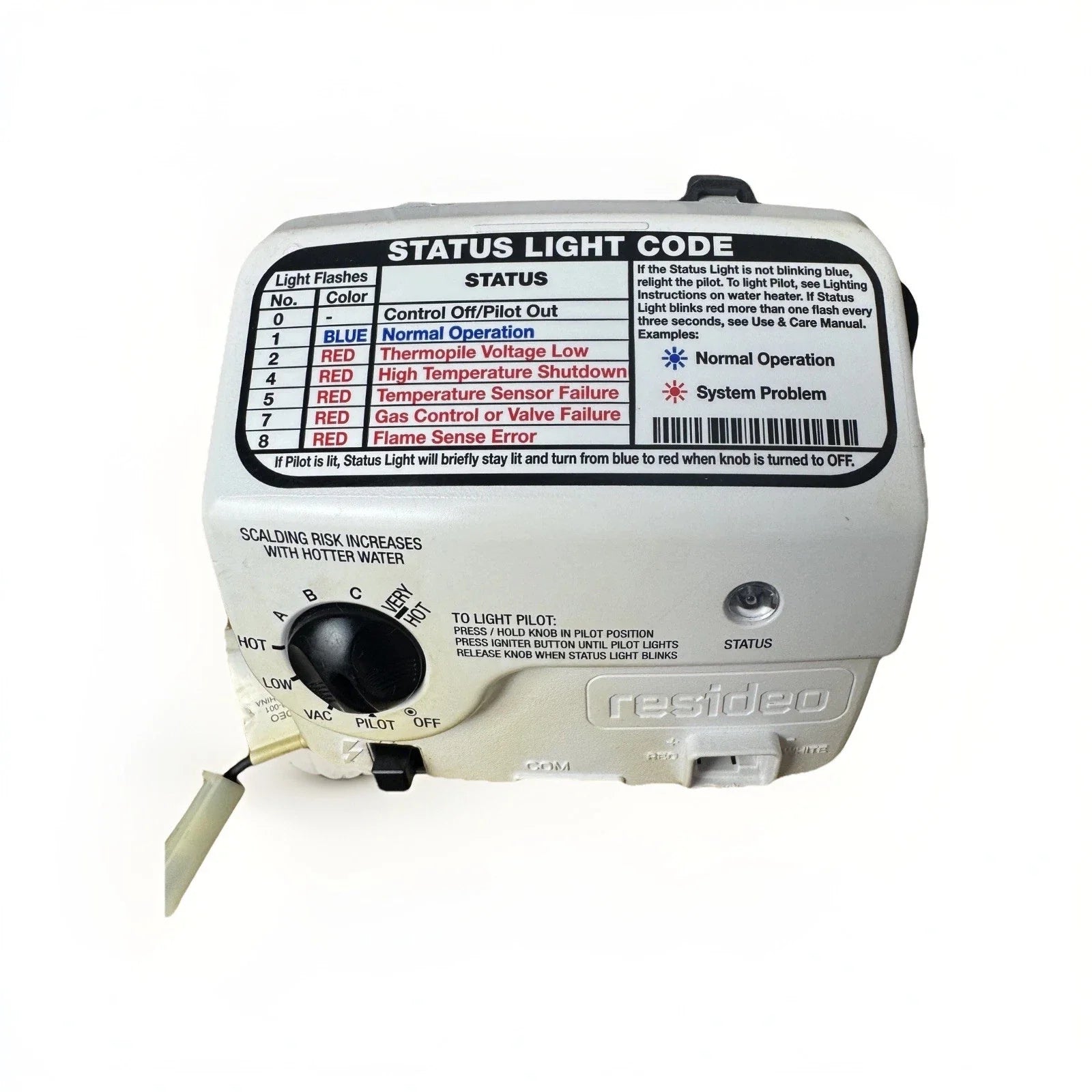 WV8840C1531 | Resideo Water Heater Natural-Gas Control Valve, AP17346A Compatible