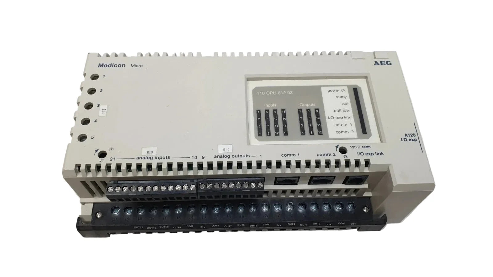 110CPU61203 | Schneider Electric Micro PLC CPU 24V DC with Integrated I/O