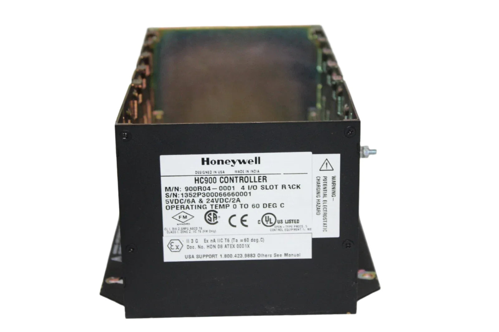 Honeywell 900r04-0001 HC900 4-Slot I/O Rack Module for Hybrid Controller Systems