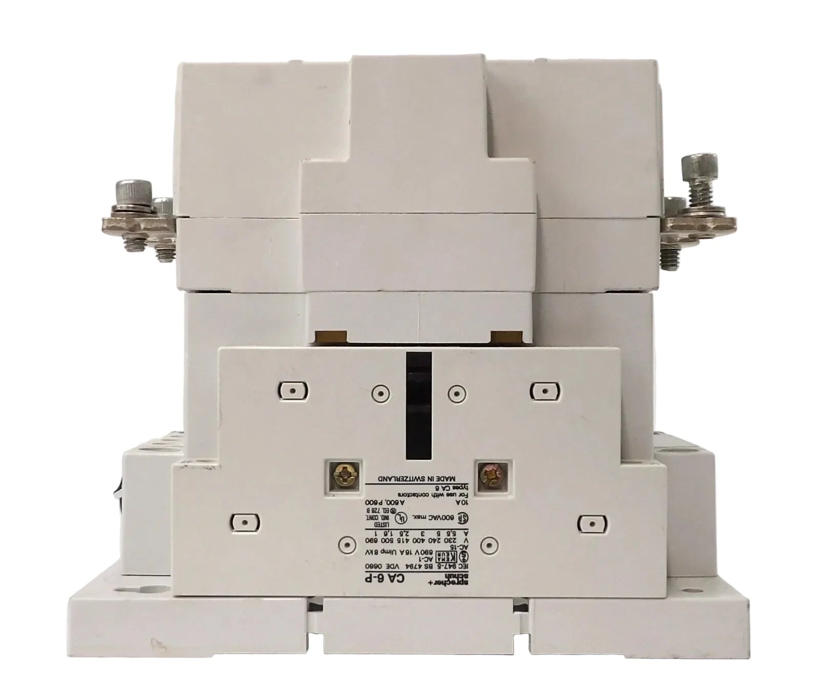Sprecher + Schuh CA6-85 3-Pole IEC Power Contactor 160A 120VAC Coil 660VAC Max