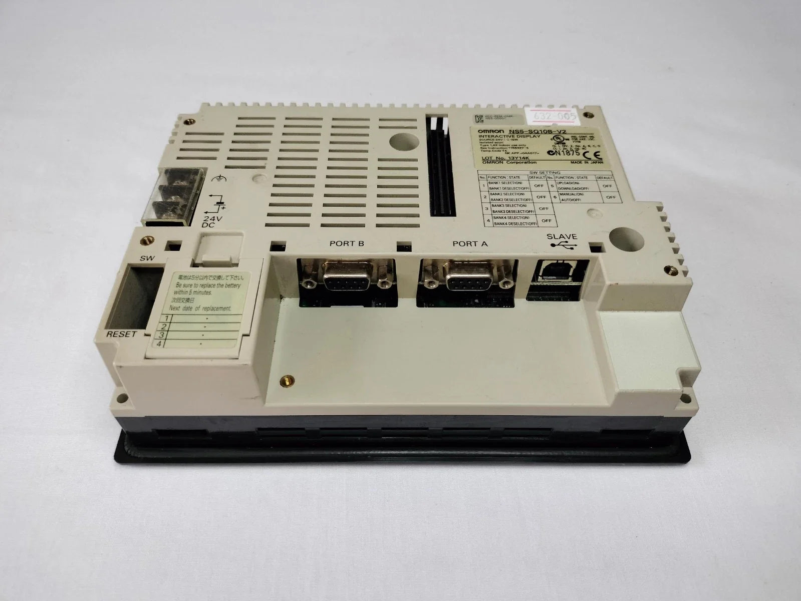 NS5-SQ10B-V2 | Omron 5.7-Inch Color TFT Operator Interface HMI