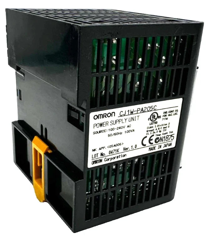 CJ1W-PA205C | Omron CJ1 Series PLC Power Supply 25W 100–240VAC