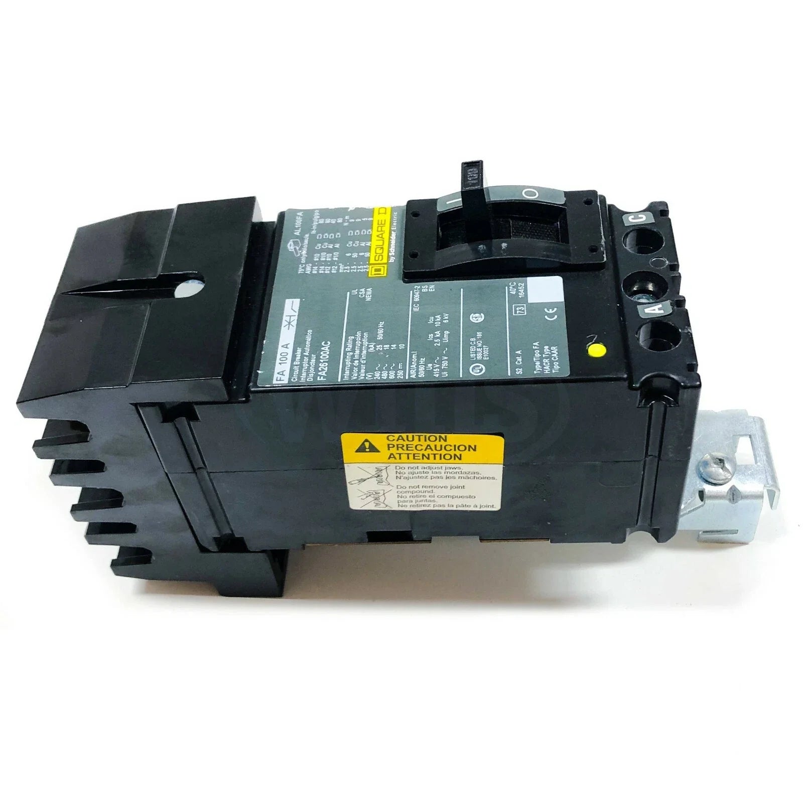 FA26100AC | Square D FA Series 100A 2-Pole 600V I-Line Circuit Breaker