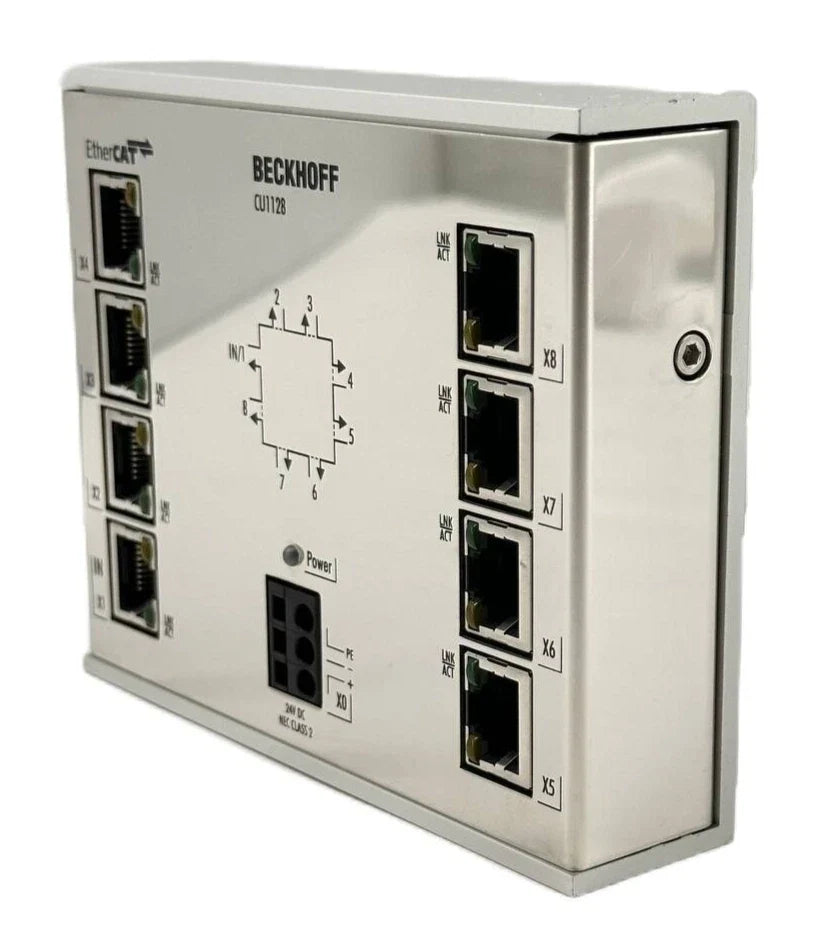 Beckhoff CU1128-1005 8-Port EtherCAT Junction Module