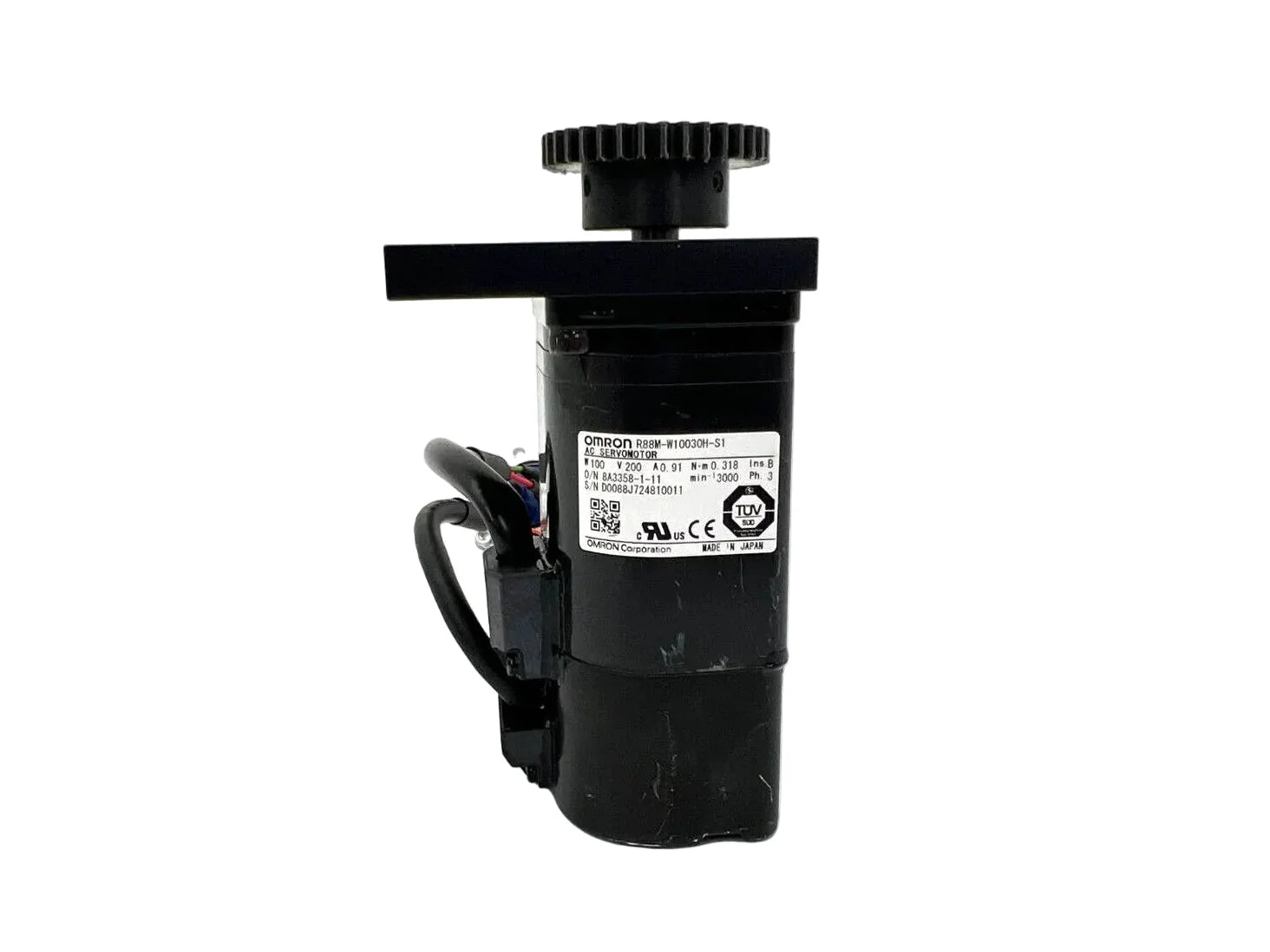 R88M-W10030H-S1 | Omron AC Servo Motor 100W 3000RPM Incremental Encoder Keyed Shaft 200VAC