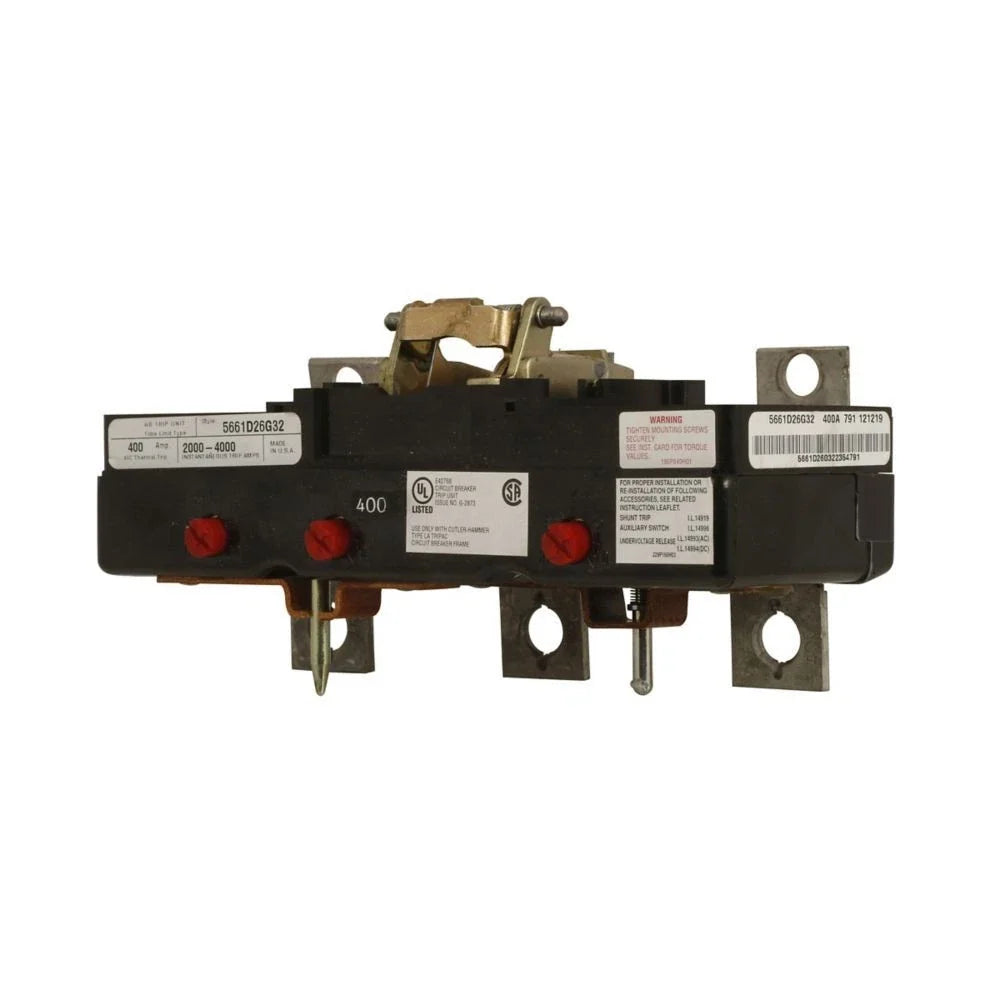 Eaton Cutler-Hammer LA3300PT 300A 3-Pole Thermal Magnetic Trip Unit for LA Breakers