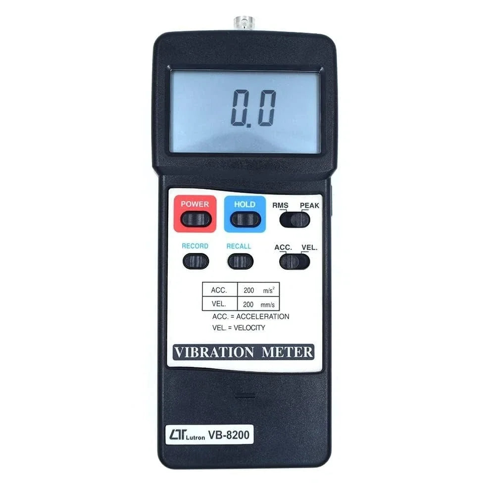 Lutron VB-8200 Vibration Meter Portable Velocity and Acceleration Measurement Device