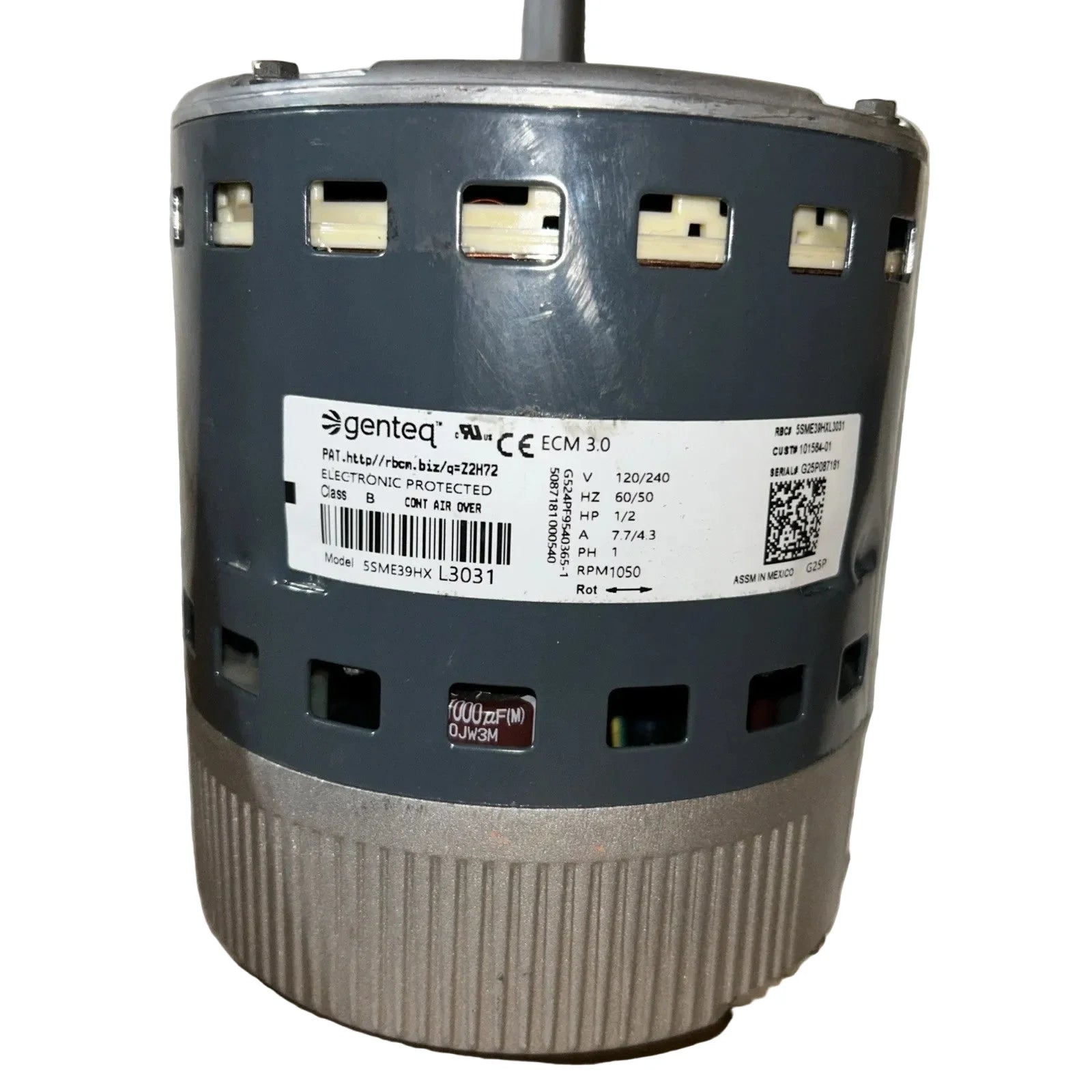 5SME39HXL3031 | GE Genteq ECM 3.0 1/2 HP Variable-Speed Blower Motor