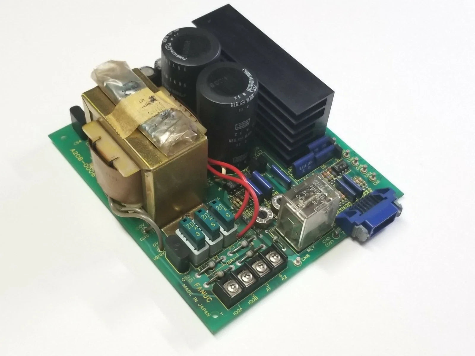 GE Fanuc A20B-0006-0760 CNC Power Supply Board for Wire EDM Machines with DC Regulation