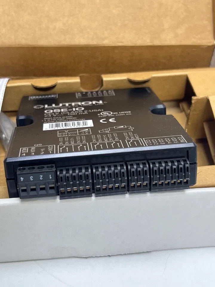 QSE-IO | Lutron QS 5-Input/5-Output Contact Closure Interface 24–36VDC