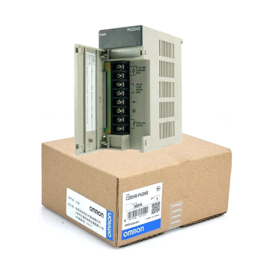 Omron C200HW-PA204 PLC Power Supply 5VDC 4.6A 26VDC 30W Rack Mount