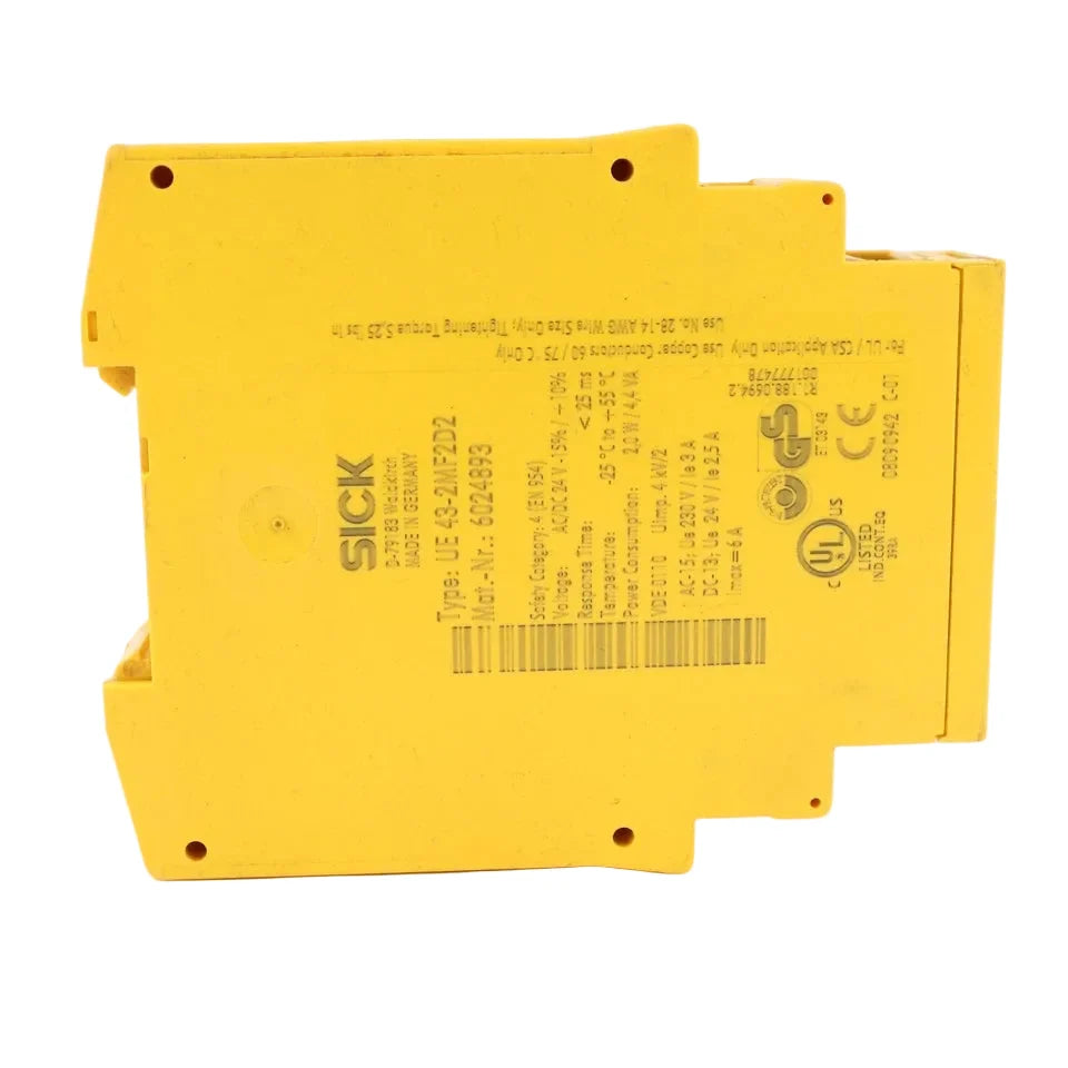 UE43-2MF2D2 | SICK Safety Relay, 2 NO Outputs, 24 V AC/DC