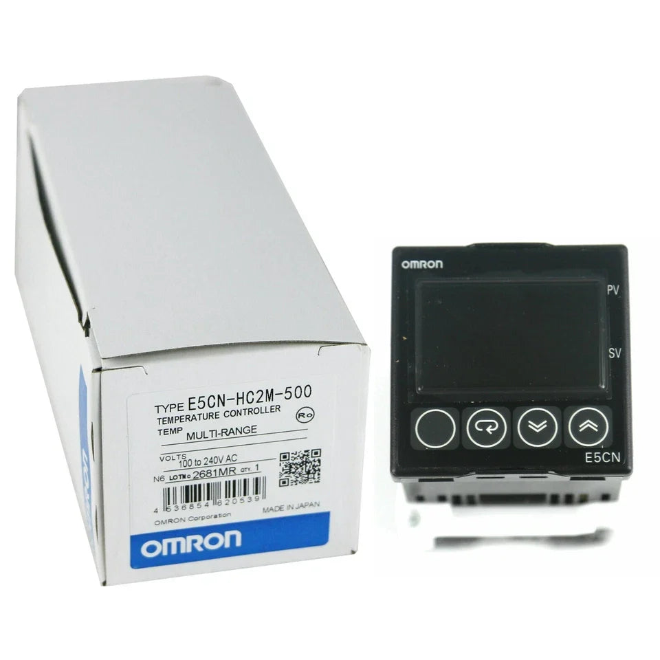 Omron E5CN-HC2M-500 Digital Temperature Controller 1/16 DIN PID Process Controller 100-240VAC
