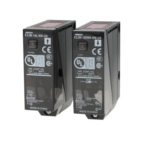 E3JM-10M4-NN-US | Omron E3JM Series Through-Beam Photoelectric Sensor 10 m AC/DC