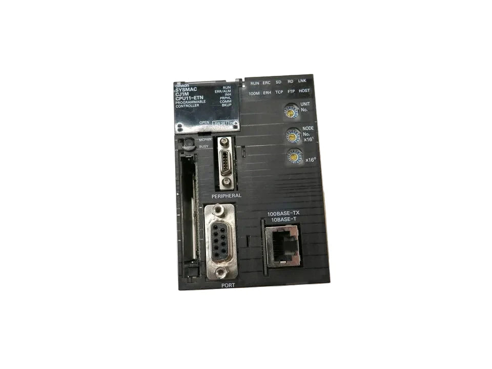 CJ1M-CPU11-ETN | Omron CJ1M PLC CPU with Built-In Ethernet 160 I/O