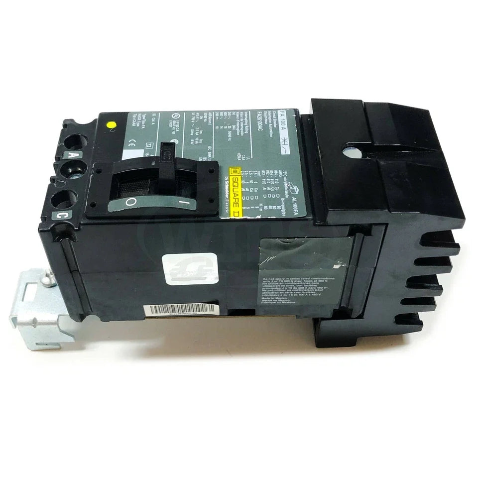 FA26100AC | Square D FA Series 100A 2-Pole 600V I-Line Circuit Breaker