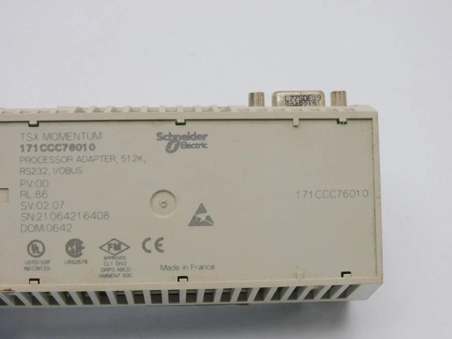 171-CCC-760-10 | Schneider Electric Concept PLC Processor Adapter Module