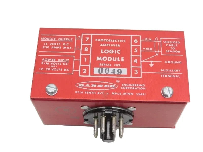 B5RM1 | Banner Engineering 15VDC Non-Modulated Plug-In Amplifier 0.250A