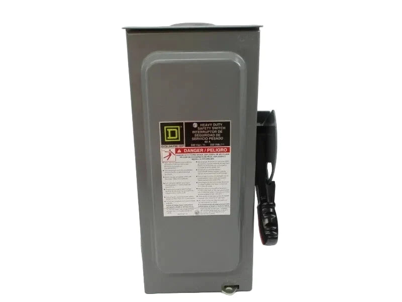 H222NRB | Square D 60A 2-Pole Heavy Duty NEMA 3R Fusible Safety Switch
