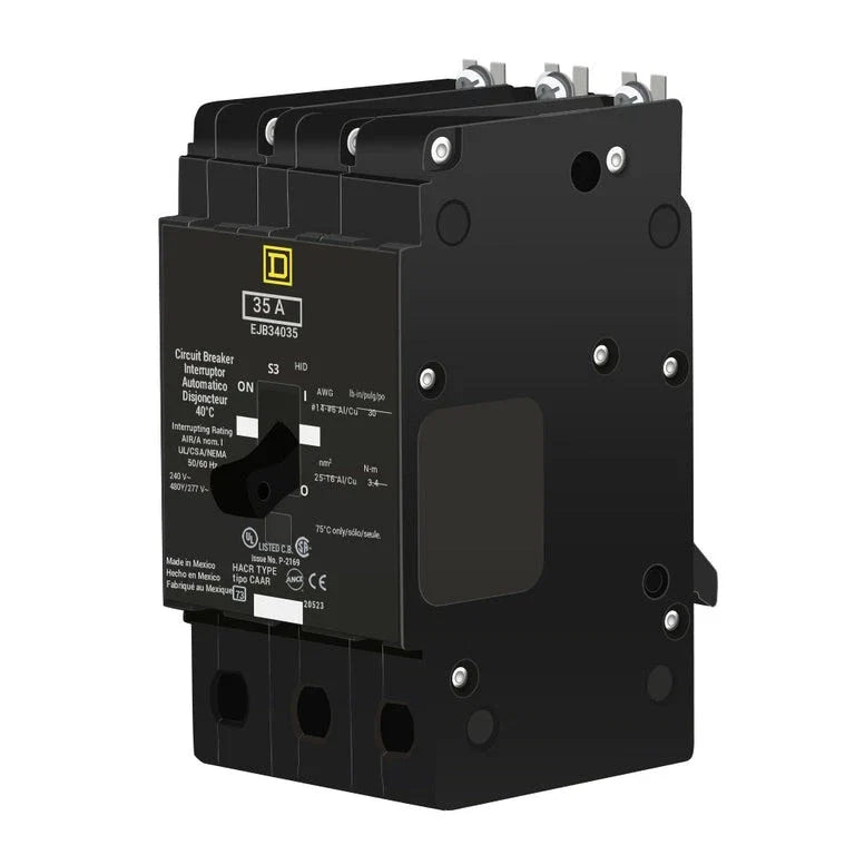 EJB34035 | Square D 35A 3-Pole 480Y/277V EJB Bolt-On Circuit Breaker