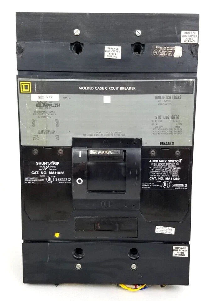 MA11028 | Square D MA Series 48VDC Shunt Trip for Molded Case Circuit Breakers