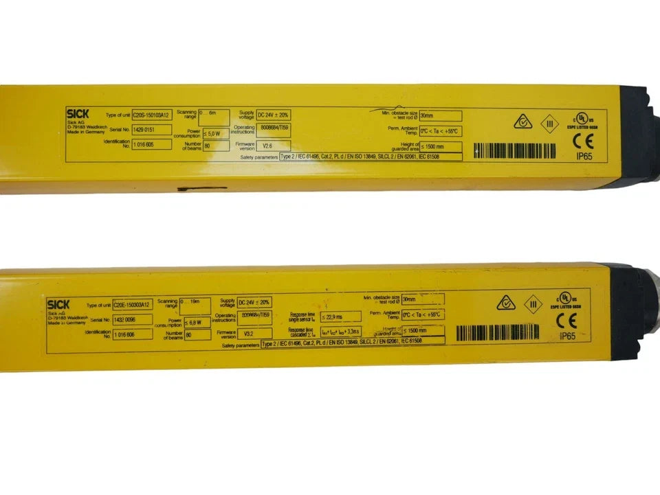 C20S-150103A12 | SICK C2000 Standard Safety Light Curtain 1500 mm