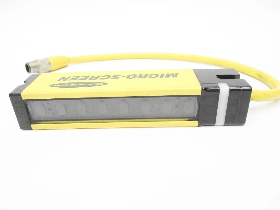 USE424YP2 | Banner Engineering Micro-Screen Safety Light Curtain Emitter, 4 in Area