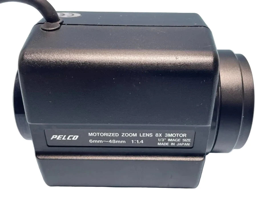 13ZM6X8 | Pelco 1/3-Inch Machine Vision Zoom Lens 6–48 mm