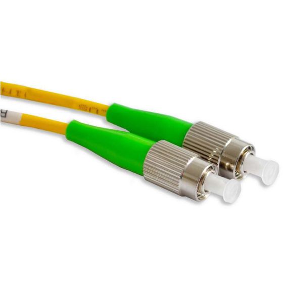 Fiber Optic Patch Cable, FC to FC APC-APC, 10 meters, 3mm, Simplex, SM | Plus Corning® SMF-28® Ultra Fiber