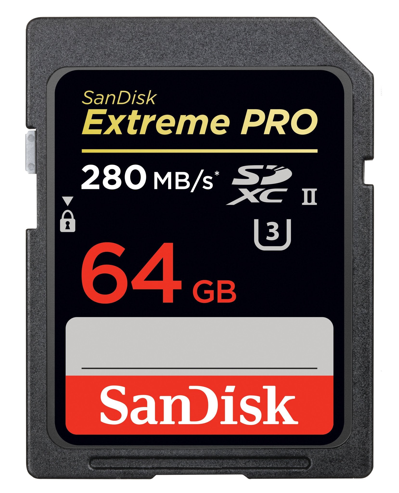 SanDisk Extreme Pro SDXC 64GB UHS-II (U3) Memory Card 280 MB/s