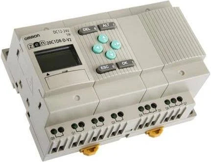 ZEN-20C1DR-D-V2 | Omron ZEN V2 Programmable Relay Controller 12 Inputs 8 Relay Outputs LCD Display RS-485 12–24VDC