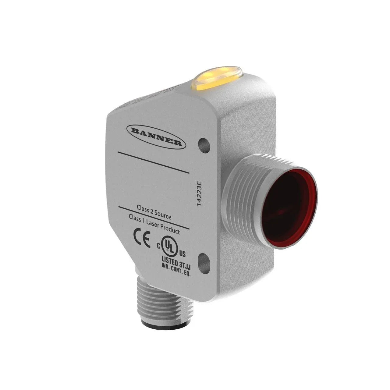 Q4XTBLAF500-Q8 | Banner Q4X Series Laser Distance Sensor, 500 mm Range