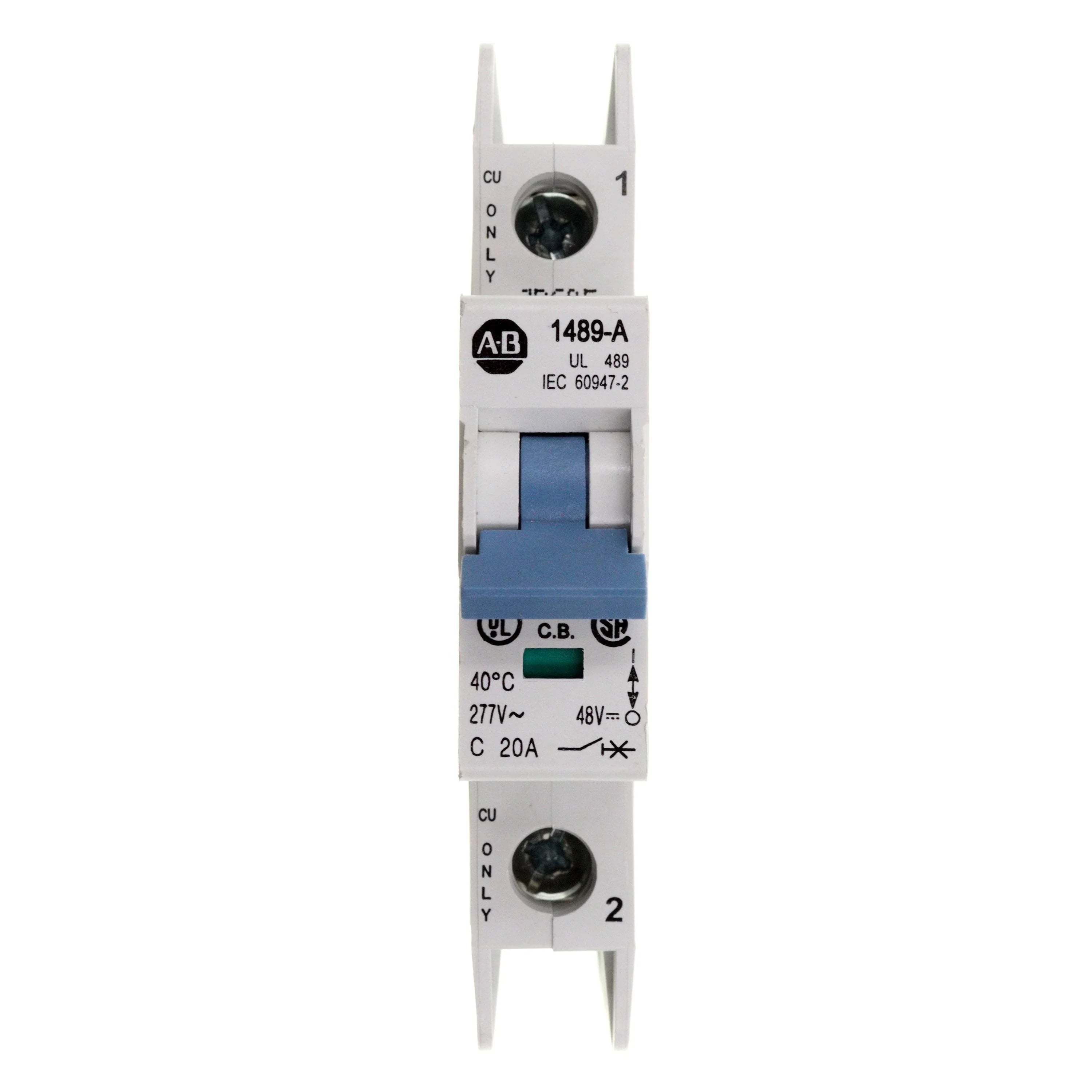 1489-A1C200 | Allen-Bradley Miniature Circuit Breaker 1 Pole 20A