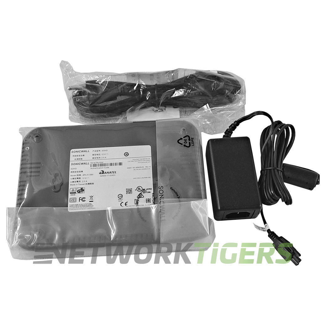 NEW SonicWall 02-SSC-0184 SOHO Total Secure CSC SECAAS Firewall NEVER REGISTERED