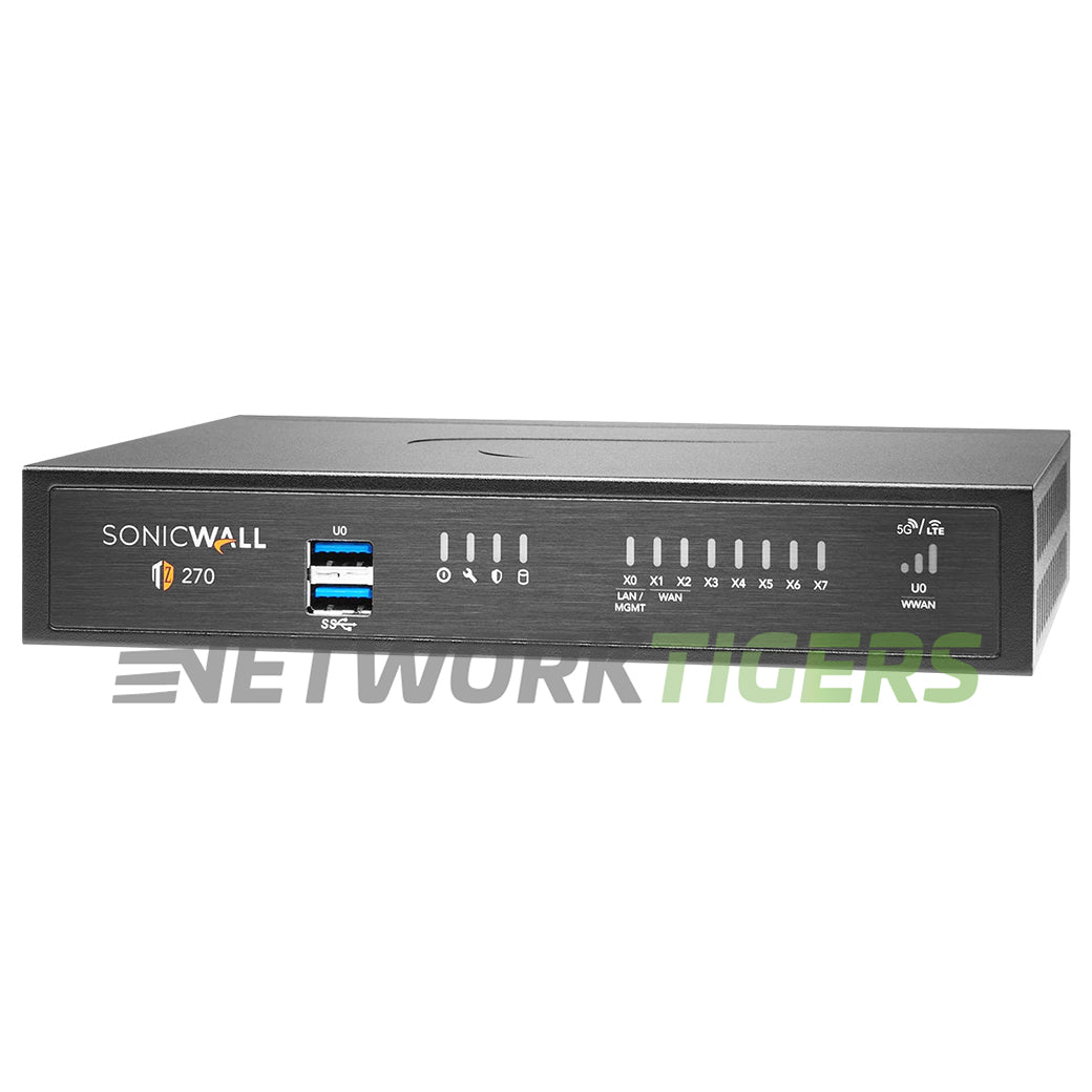 SonicWall 02-SSC-2821 TZ270 Series 2 Gbps Firewall - TRANSFER READY