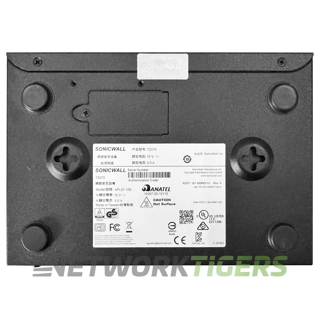 SonicWall 02-SSC-2821 TZ270 Series 2 Gbps Firewall - TRANSFER READY