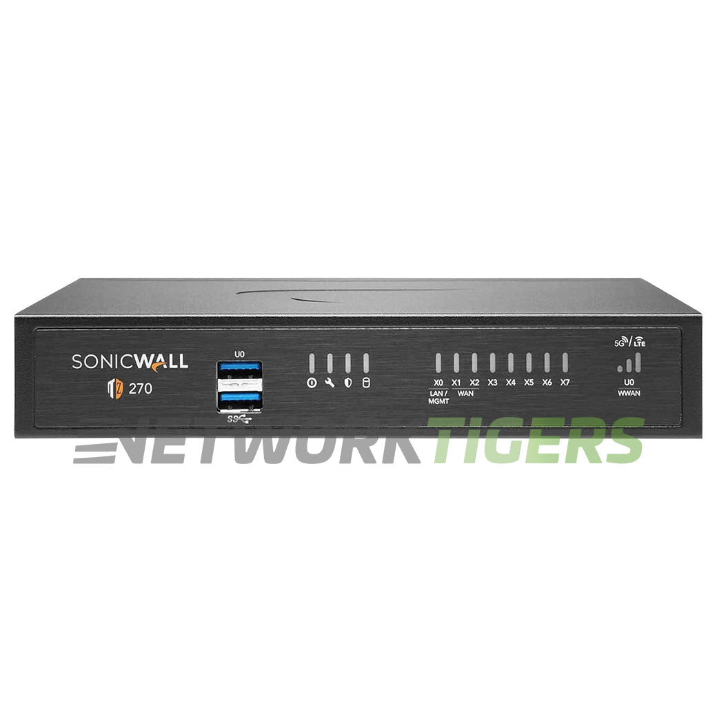 SonicWall 02-SSC-2821 TZ270 Series 2 Gbps Firewall - TRANSFER READY