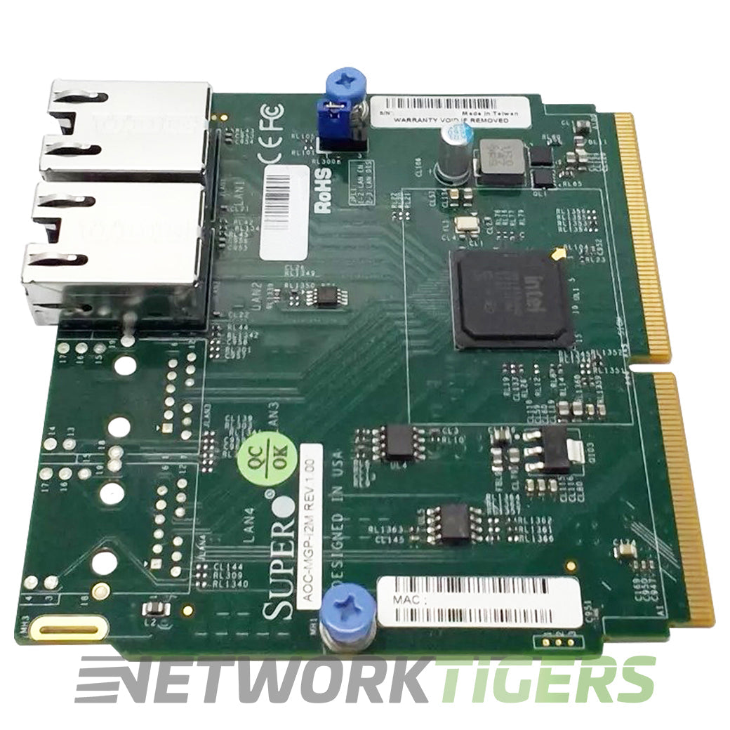 SuperMicro AOC-MGP-i2M 2x 1 Gigabit RJ-45 Server Add On Card