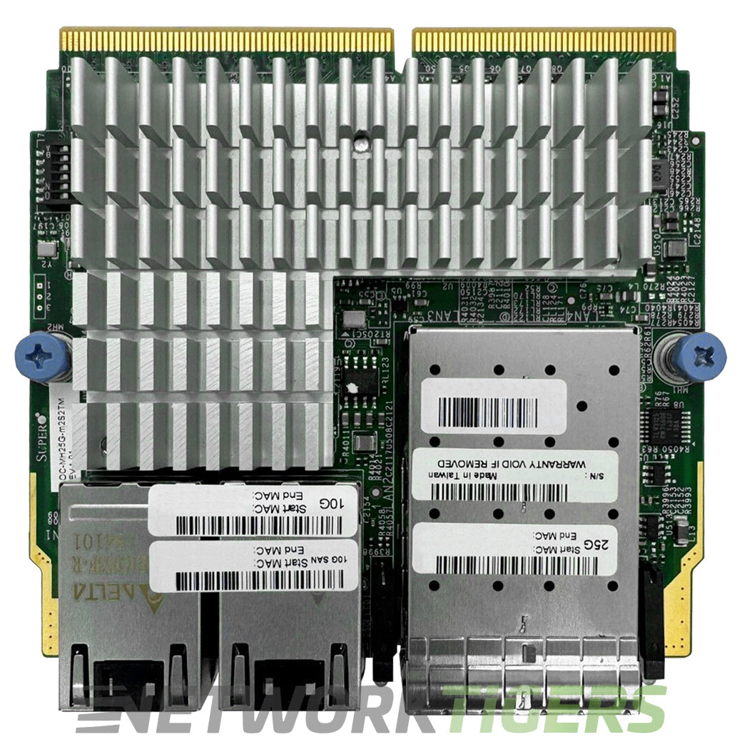 SuperMicro AOC-MH25G-m2S2TM 2x 25GB SFP28 2x 10GB Copper Add On Card