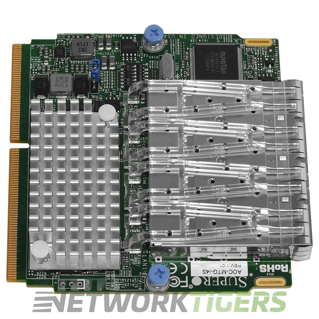 SuperMicro AOC-MTG-i4S 4x 10 Gigabit SFP+ Server Add On Card (Super I/O)
