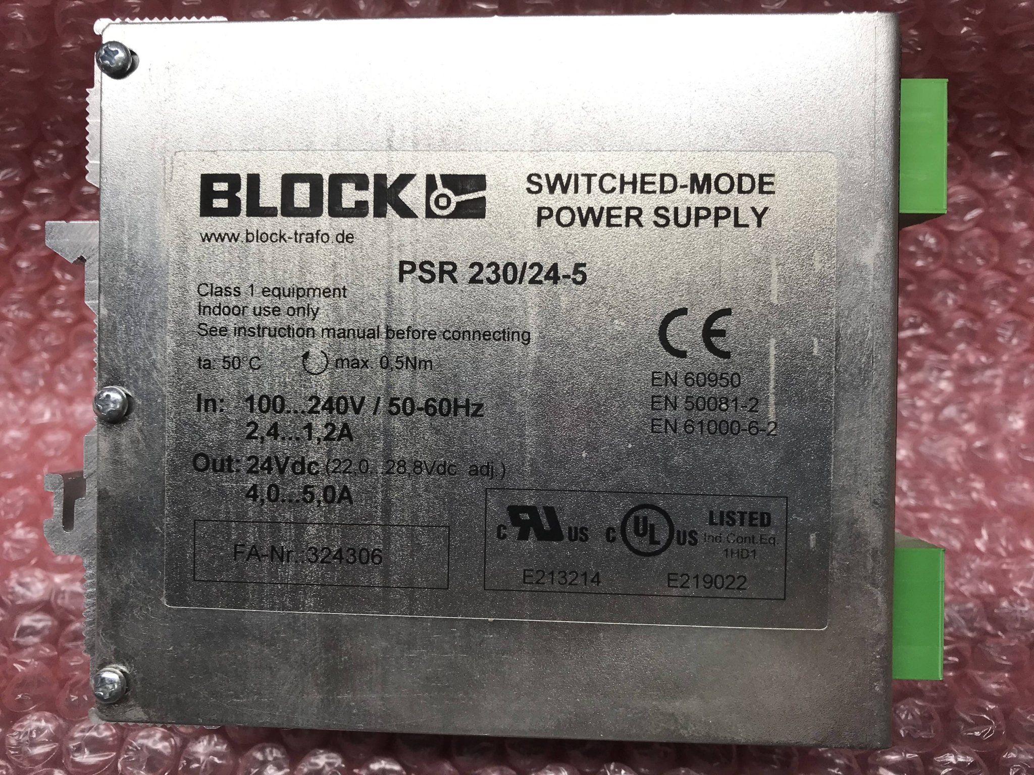 Switched Mode Power Supply 24Vdc (PSR 230/24-5) Philips Easy Diagnost