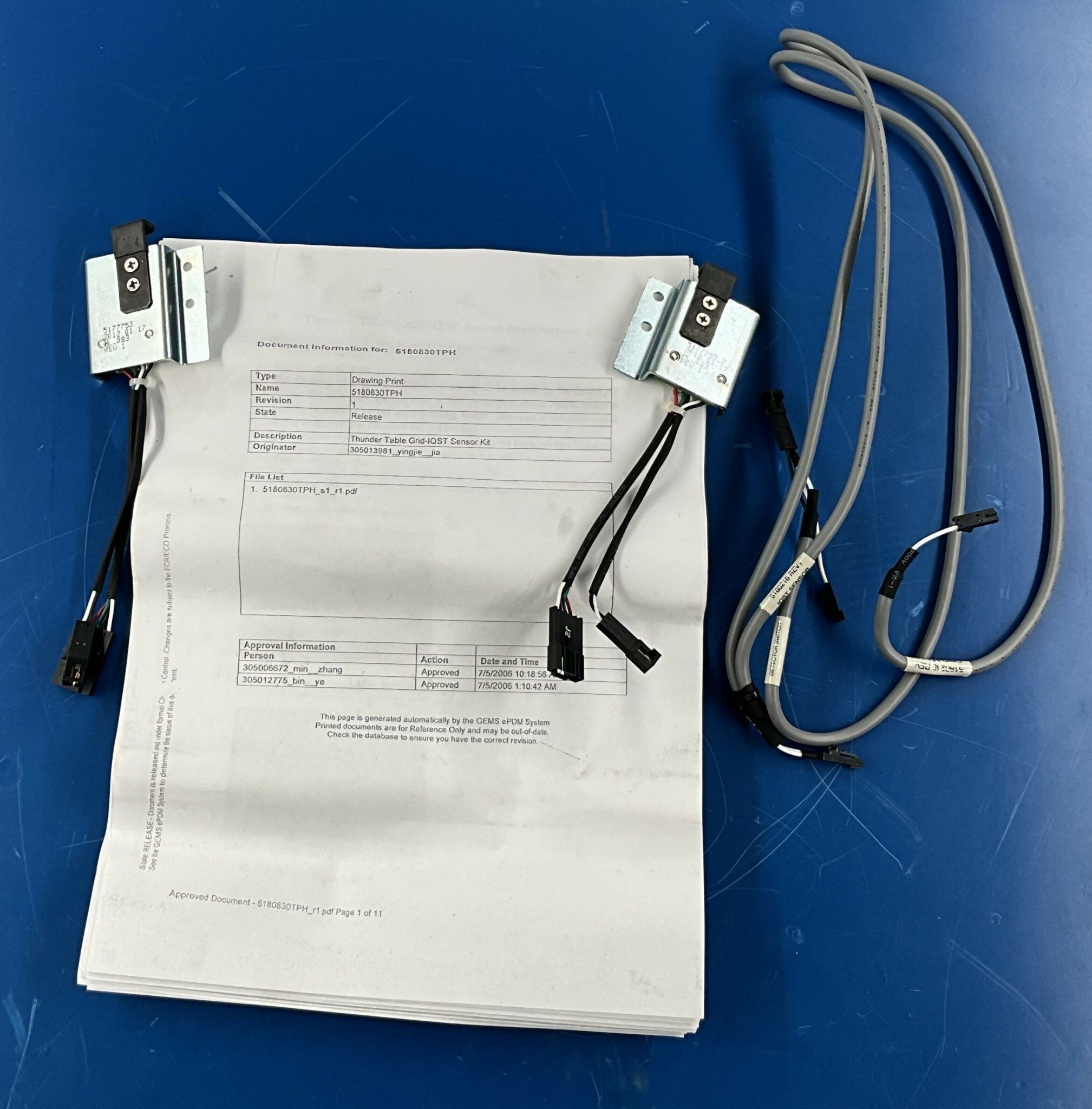 Thunder Table Grid-IQST Sensor Kit (5180830/2270512-2/2270512) GE